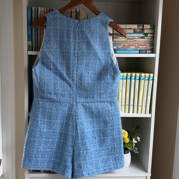 Last 🔥 ZARA blue textured romper - Picture 8 of 9